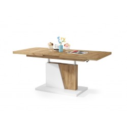 copy of NOIR dub craft zlatý/černý rozkládací, konferenční stůl, stolek