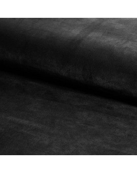Židle ATENA černá (tkanina Bluvel 19) - moderní, čalouněná, sametová, do obývacího pokoje, jídelny, kanceláře, kuchyně